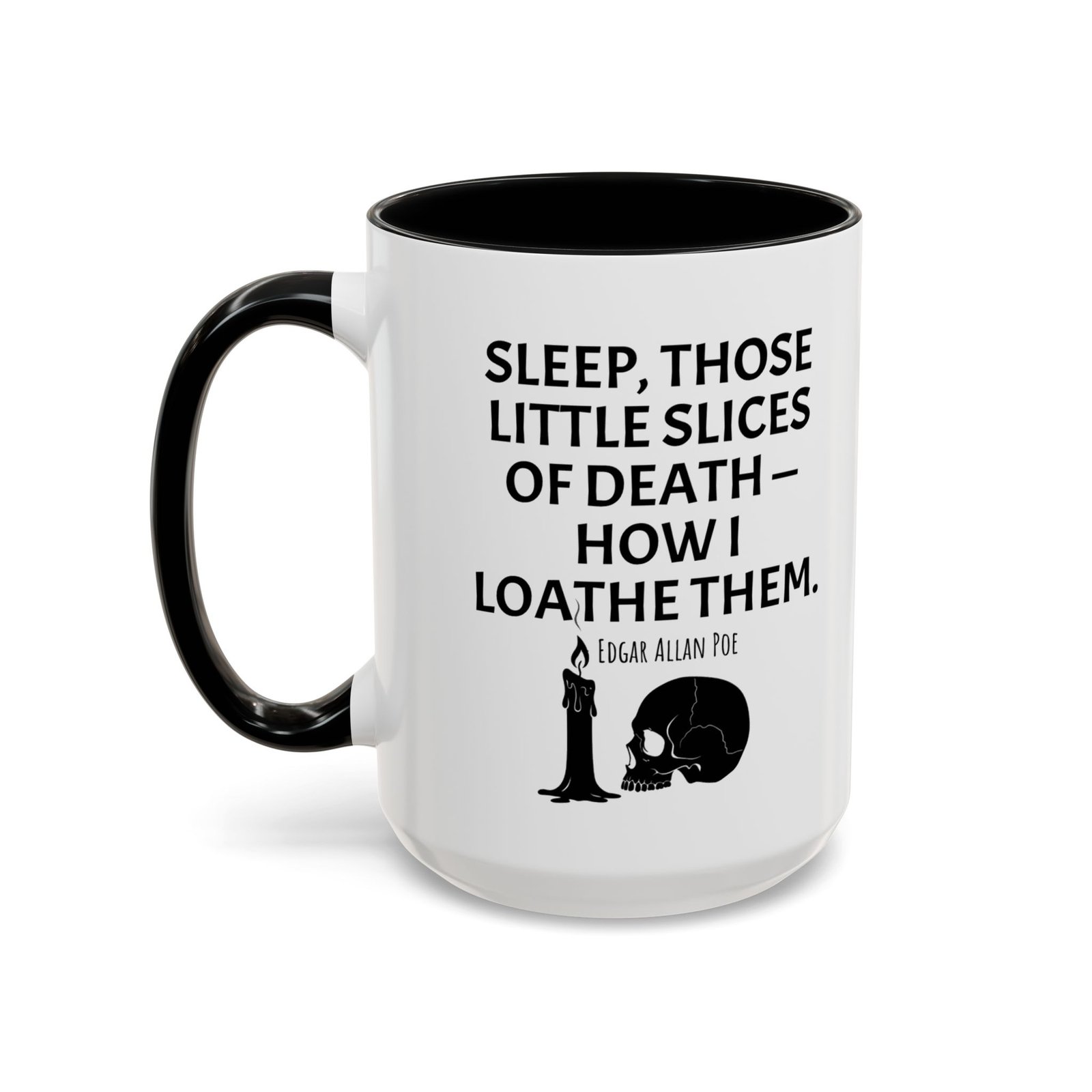 Edgar Allan Poe Quote Mug, 15oz Ceramic, Dishwasher Safe, Gothic Decor, Horror Lover Gift, Halloween Mug, Goth Gift, Poe Accent Mug - Image 8