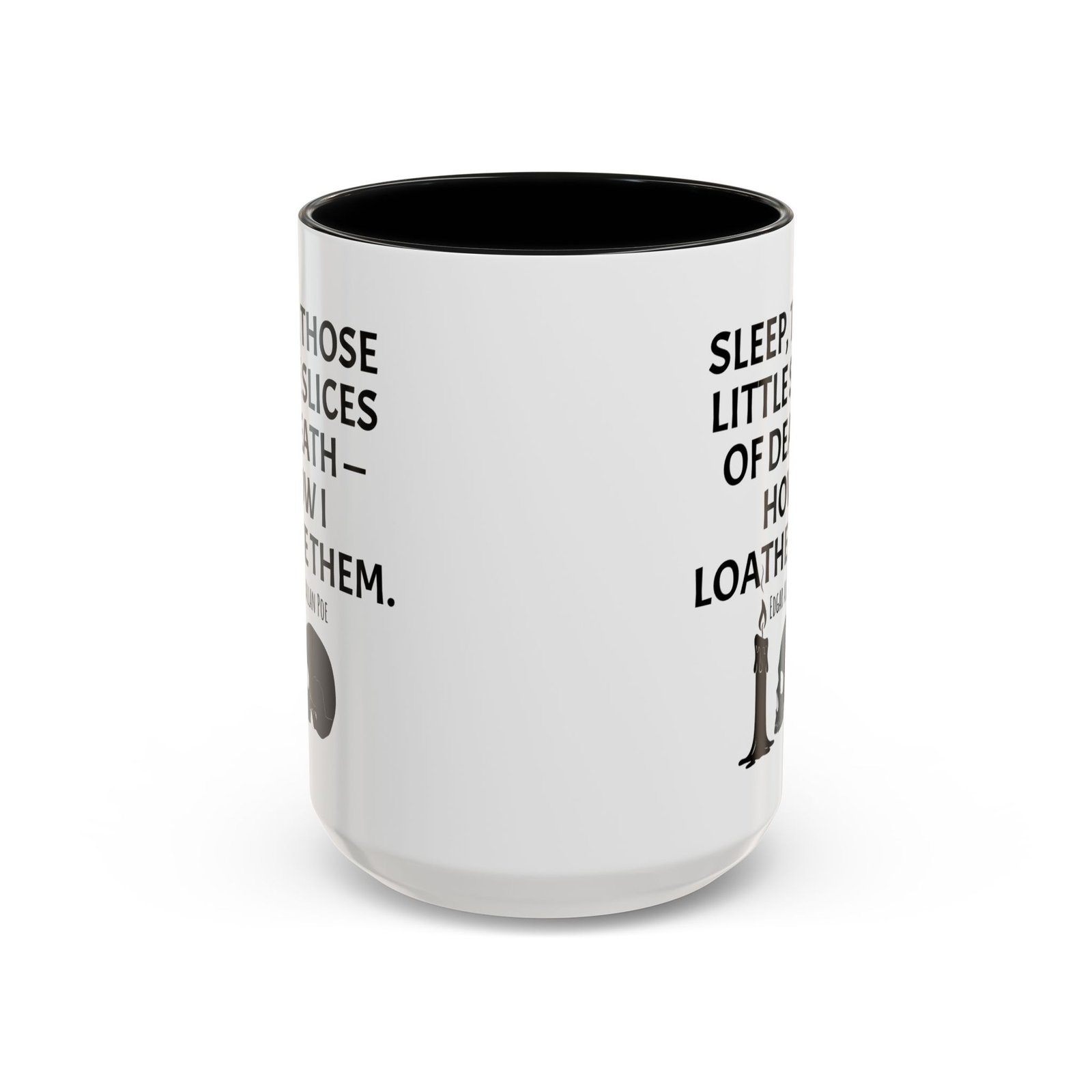 Edgar Allan Poe Quote Mug, 15oz Ceramic, Dishwasher Safe, Gothic Decor, Horror Lover Gift, Halloween Mug, Goth Gift, Poe Accent Mug - Image 9