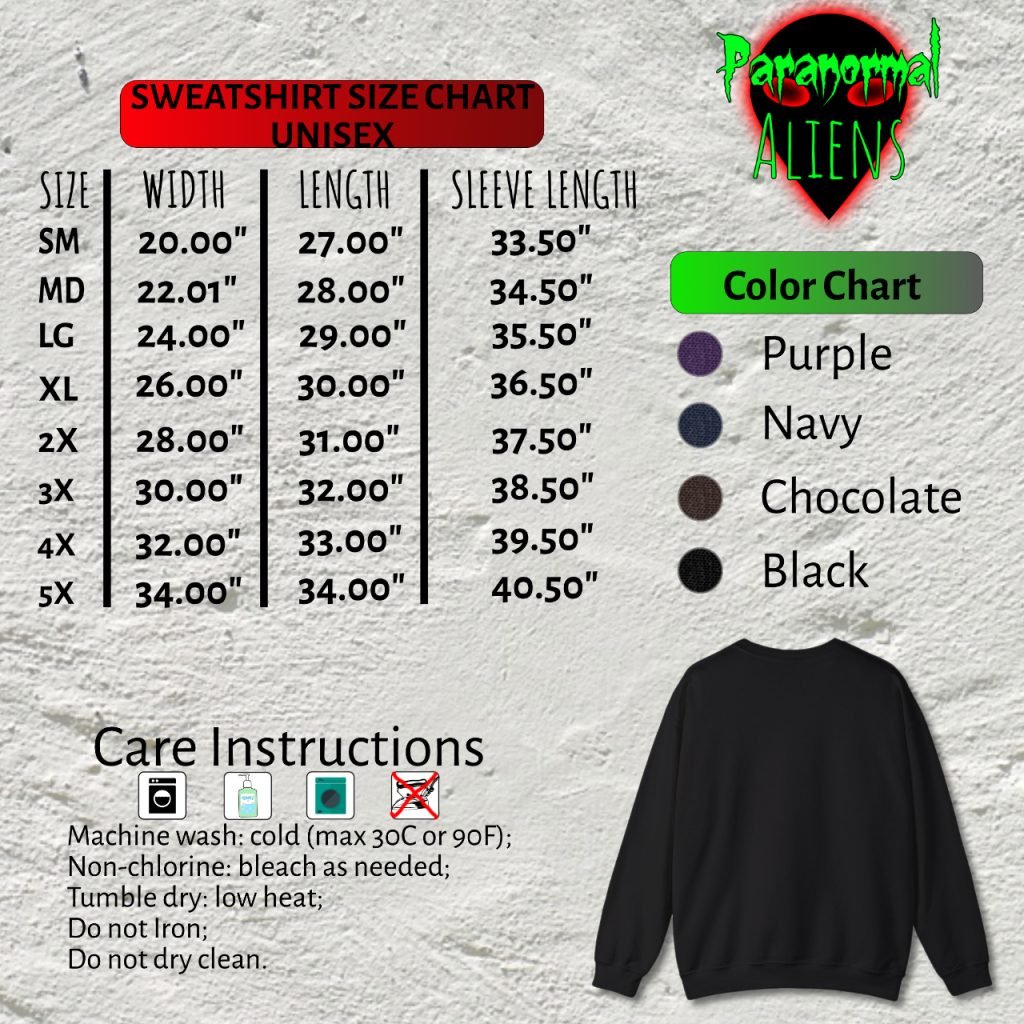 Embroidered Quote The Raven Sweatshirt, Crew Neckline, Gothic Poe Gift, Horror Lover Apparel, Literary Clothing, Goth Pullover - Image 7