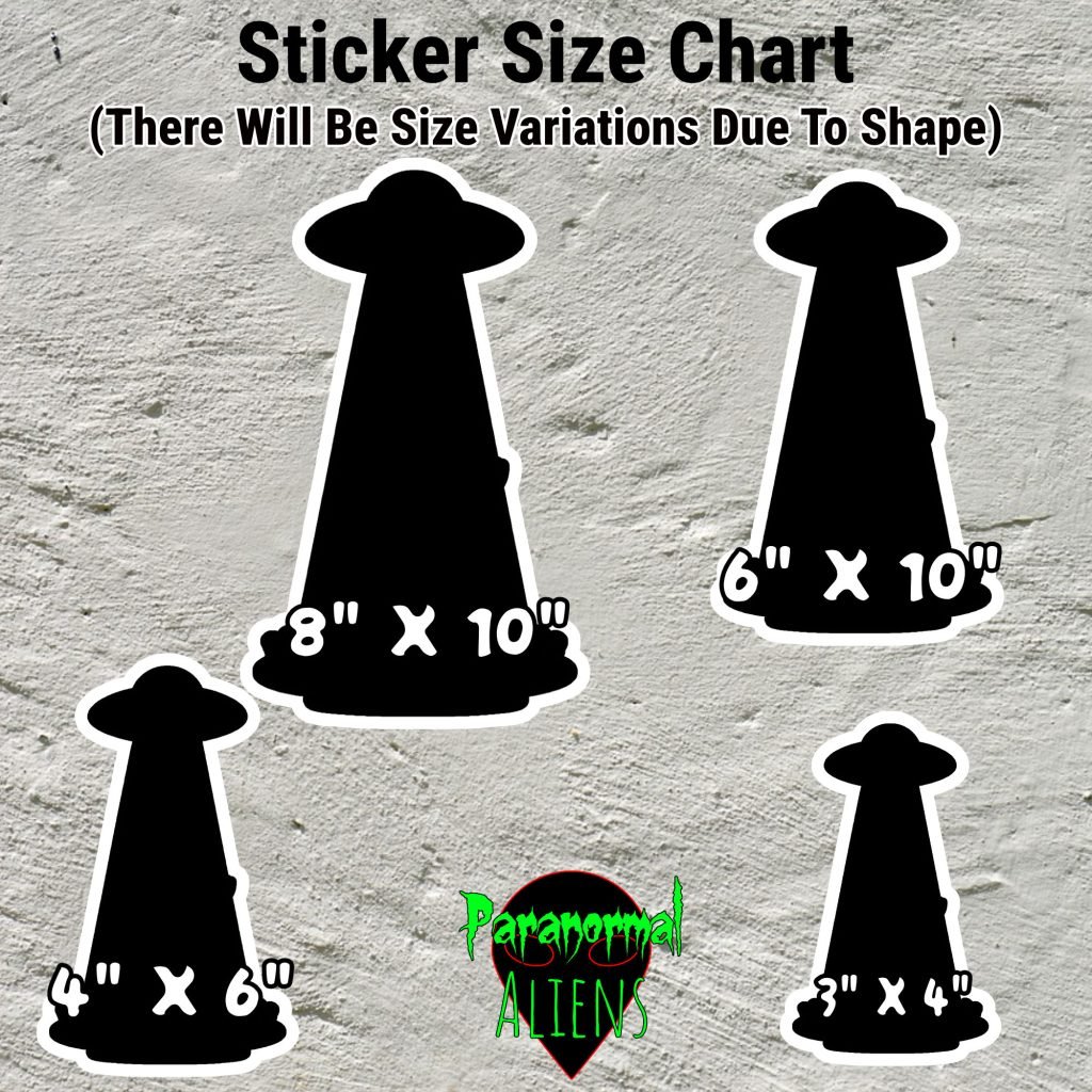 UFO Sticker, Sci-Fi Vinyl Decal, Waterproof Kiss-Cut Sticker, Alien Laptop Tablet Phone Journal Decor, Satin Finish, Vibrant Colors - Image 6